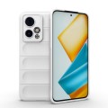 For Honor 90 GT 5G Magic Shield TPU + Flannel Phone Case(White)