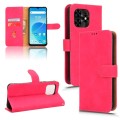 For UMIDIGI G5 Skin Feel Magnetic Flip Leather Phone Case(Rose Red)