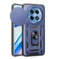 For OnePlus 12R 5G / Ace 3 5G Sliding Camera Cover Design TPU Hybrid PC Phone Case(Blue)