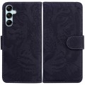 For Samsung Galaxy A15 Tiger Embossing Pattern Flip Leather Phone Case(Black)