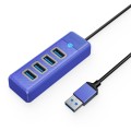 ORICO PW4U-C3 4 in 1 USB to USB Multifunctional Docking Station HUB Adapter (Blue)