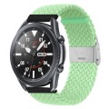 For Huawei Watch 4 / 4 Pro Nylon Braided Metal Buckle Watch Band(Pistachio)