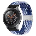 For Huawei Watch 4 / 4 Pro Nylon Braided Metal Buckle Watch Band(Z Blueberry)