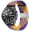 For Huawei Watch 4 / 4 Pro Nylon Braided Metal Buckle Watch Band(Z Purple Gold)
