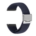 For Huawei Watch 4 / 4 Pro Nylon Braided Metal Buckle Watch Band(Charcoal)
