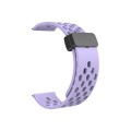 For Huawei Watch 4 / 4 Pro Magnetic Clasp Silicone Watch Band(Purple)
