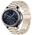 For Huawei Watch 4 / 4 Pro Three Bead Stainless Steel Watch Band(Starlight Color)
