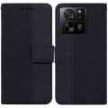 For Xiaomi 13T / 13T Pro / Redmi K60 Ultra Geometric Embossed Leather Phone Case(Black)