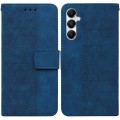For Samsung Galaxy A05s Geometric Embossed Leather Phone Case(Blue)