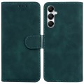 For Samsung Galaxy A05s Skin Feel Pure Color Flip Leather Phone Case(Green)