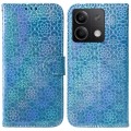 For Xiaomi Redmi Note 13 5G Colorful Magnetic Buckle Leather Phone Case(Blue)