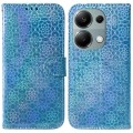 For Xiaomi Redmi Note 13 Pro 4G Colorful Magnetic Buckle Leather Phone Case(Blue)