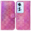 For OPPO Reno11 F Global Colorful Magnetic Buckle Leather Phone Case(Pink)