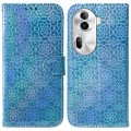 For OPPO Reno11 Pro 5G Global Colorful Magnetic Buckle Leather Phone Case(Blue)