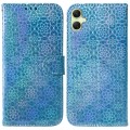 For Samsung Galaxy A05 Colorful Magnetic Buckle Leather Phone Case(Blue)