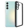For Samsung Galaxy M55 Frosted TPU + Transparent PC Phone Case(Black)