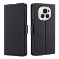 For Honor Magic6 Pro Ultra-thin Voltage Side Buckle Horizontal Flip Leather Phone Case(Black)