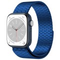 For Apple Watch SE 2023 40mm Magnetic Buckle Stainless Steel Metal Watch Band(Blue)