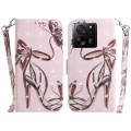 For Xiaomi 13T / 13T Pro / Redmi K60 Ultra 3D Colored Horizontal Flip Leather Phone Case(Butterfly H
