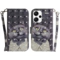 For Xiaomi Redmi Note 13 Pro+ 5G 3D Colored Horizontal Flip Leather Phone Case(Hug Cat)