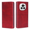 For Honor Magic6 Pro Cow Texture Magnetic Leather Phone Case(Red)