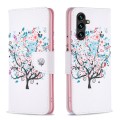 For Samsung Galaxy A35 Colored Drawing Pattern Leather Phone Case(Tree)
