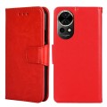 For Huawei nova 12 5G Crystal Texture Leather Phone Case(Red)