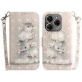For Tecno Spark 20 Pro 3D Colored Horizontal Flip Leather Phone Case(Squirrels)