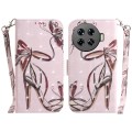 For Tecno Spark 20 Pro+ 4G 3D Colored Horizontal Flip Leather Phone Case(Butterfly High-heeled)