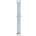 For Fitbit Charge 5 PU Leather Replacement Watch Band(Blue)