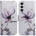 For Samsung Galaxy A05s Coloured Drawing Flip Leather Phone Case(Magnolia)
