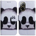 For Realme C67 4G Global Coloured Drawing Flip Leather Phone Case(Panda)