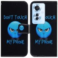 For OPPO F25 Pro 5G Global Coloured Drawing Flip Leather Phone Case(Anger)