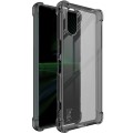 For Sony Xperia 5 V imak Shockproof Airbag TPU Phone Case(Transparent Black)