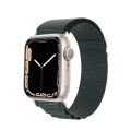 For Apple Watch Series 8 45mm  DUX DUCIS GS Series Nylon Loop Watch Band(Green)
