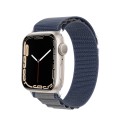 For Apple Watch Series 8 45mm  DUX DUCIS GS Series Nylon Loop Watch Band(Blue)