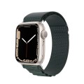 For Apple Watch Series 3 38mm DUX DUCIS GS Series Nylon Loop Watch Band(Green)