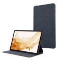 For Samsung Galaxy Tab S9 TPU Flip Tablet Protective Leather Case(Dark Blue)