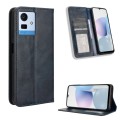 For Cubot Note 50 Magnetic Buckle Retro Texture Leather Phone Case(Blue)
