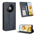 For ZTE Blade A73 5G Magnetic Buckle Retro Texture Leather Phone Case(Blue)