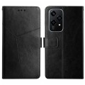 For Honor 200 Lite Y-shaped Pattern Flip Leather Phone Case(Black)