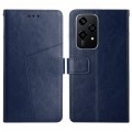 For Honor 200 Lite Y-shaped Pattern Flip Leather Phone Case(Blue)