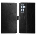 For Samsung Galaxy A05S Y-shaped Pattern Flip Leather Phone Case(Black)