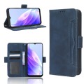 For Blackview A52 / A52 Pro Skin Feel Calf Texture Card Slots Leather Phone Case(Blue)