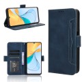 For ZTE Blade V50 Vita 4G Skin Feel Calf Texture Card Slots Leather Phone Case(Blue)