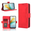 For ZTE Blade A53 Pro Skin Feel Calf Texture Card Slots Leather Phone Case(Red)