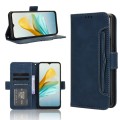 For ZTE Blade A53 Pro Skin Feel Calf Texture Card Slots Leather Phone Case(Blue)