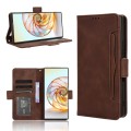 For ZTE nubia Z60 Ultra Skin Feel Calf Texture Card Slots Leather Phone Case(Brown)
