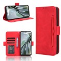 For ZTE Libero 5G IV Skin Feel Calf Texture Card Slots Leather Phone Case(Red)