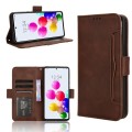 For ZTE Anshin Family Skin Feel Calf Texture Card Slots Leather Phone Case(Brown)